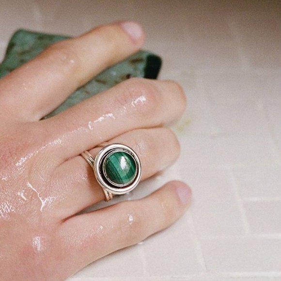NEW Pamela Love "Phoebe" Malachite ring - Picture 4 of 7